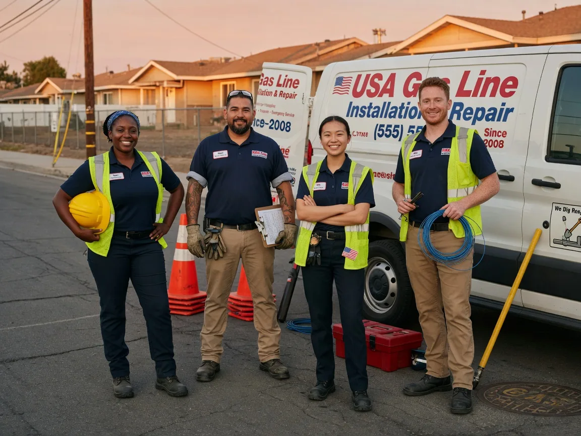 Gas Line Installation company in Gloster, LA
